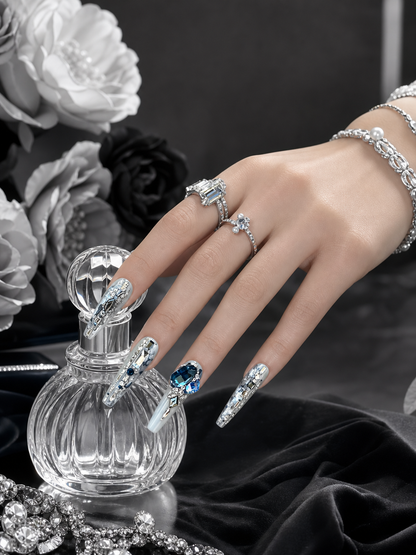 Sapphire Sovereign | LUMlix Haute Nail