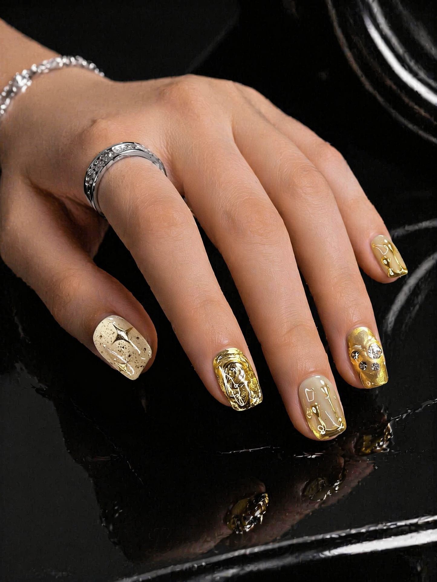 Celestial Fluidity No. 5 | LUMlix Haute Nail