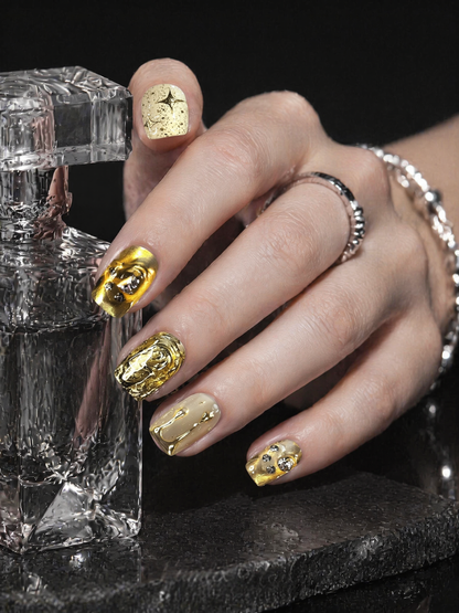 Celestial Fluidity No. 5 | LUMlix Haute Nail
