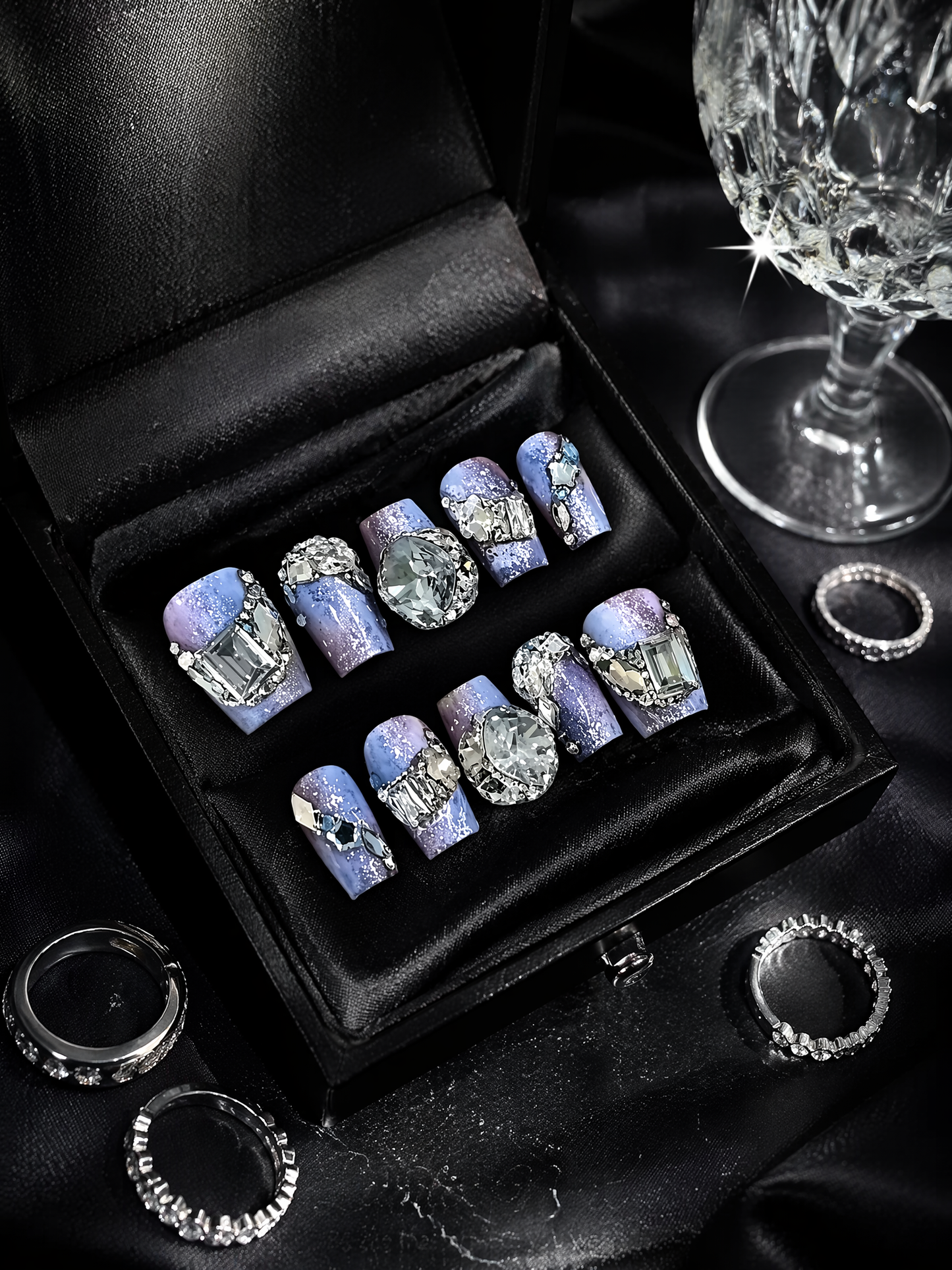 Celestial Amethyst Frost | LUMlix Haute Nail