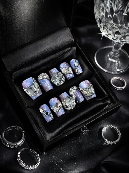 Celestial Amethyst Frost | LUMlix Haute Nail