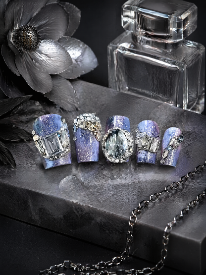 Celestial Amethyst Frost | LUMlix Haute Nail