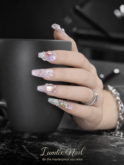Luminous Phantom Bloom | LUMlix Haute Nail