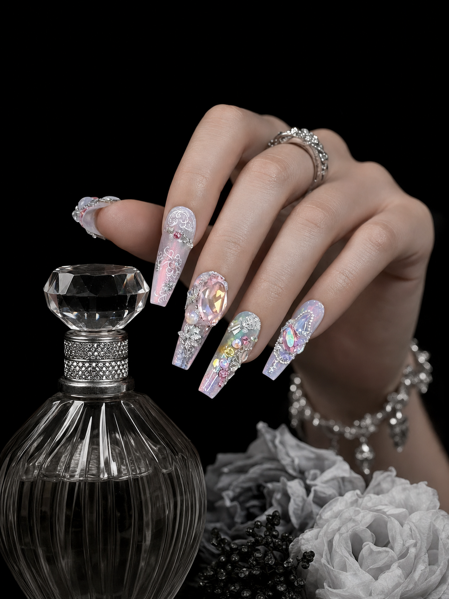 Luminous Phantom Bloom | LUMlix Haute Nail