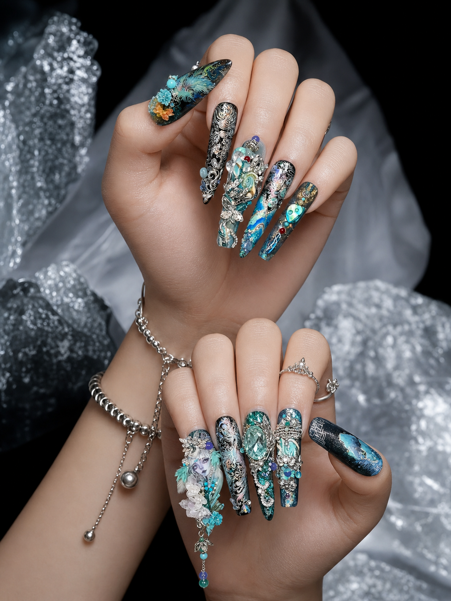 Mystic Phoenix's Celestial Rebirth | LUMlix Haute Nail