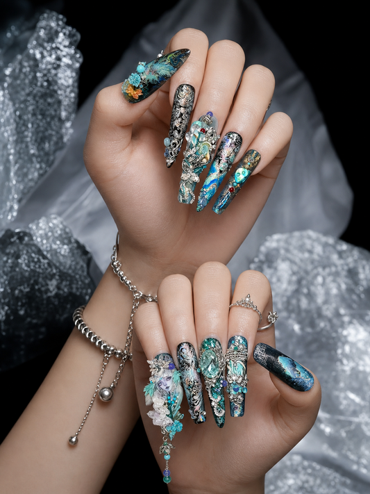 Mystic Phoenix's Celestial Rebirth | LUMlix Haute Nail