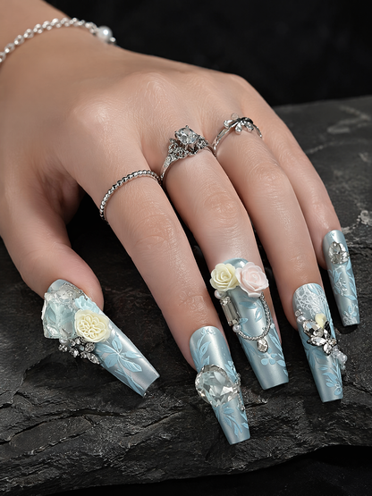Azure Serenade | LUMlix Haute Nail