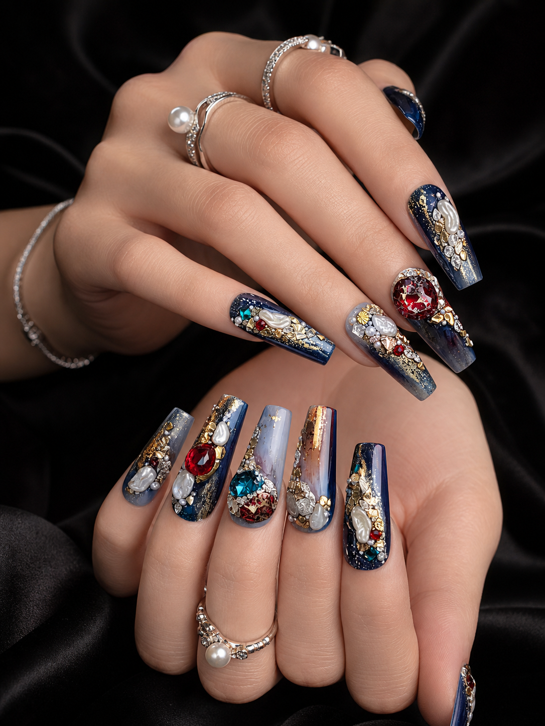 Royal Sapphire Legacy | LUMlix Haute Nail