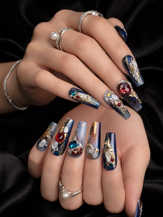 Royal Sapphire Legacy | LUMlix Haute Nail