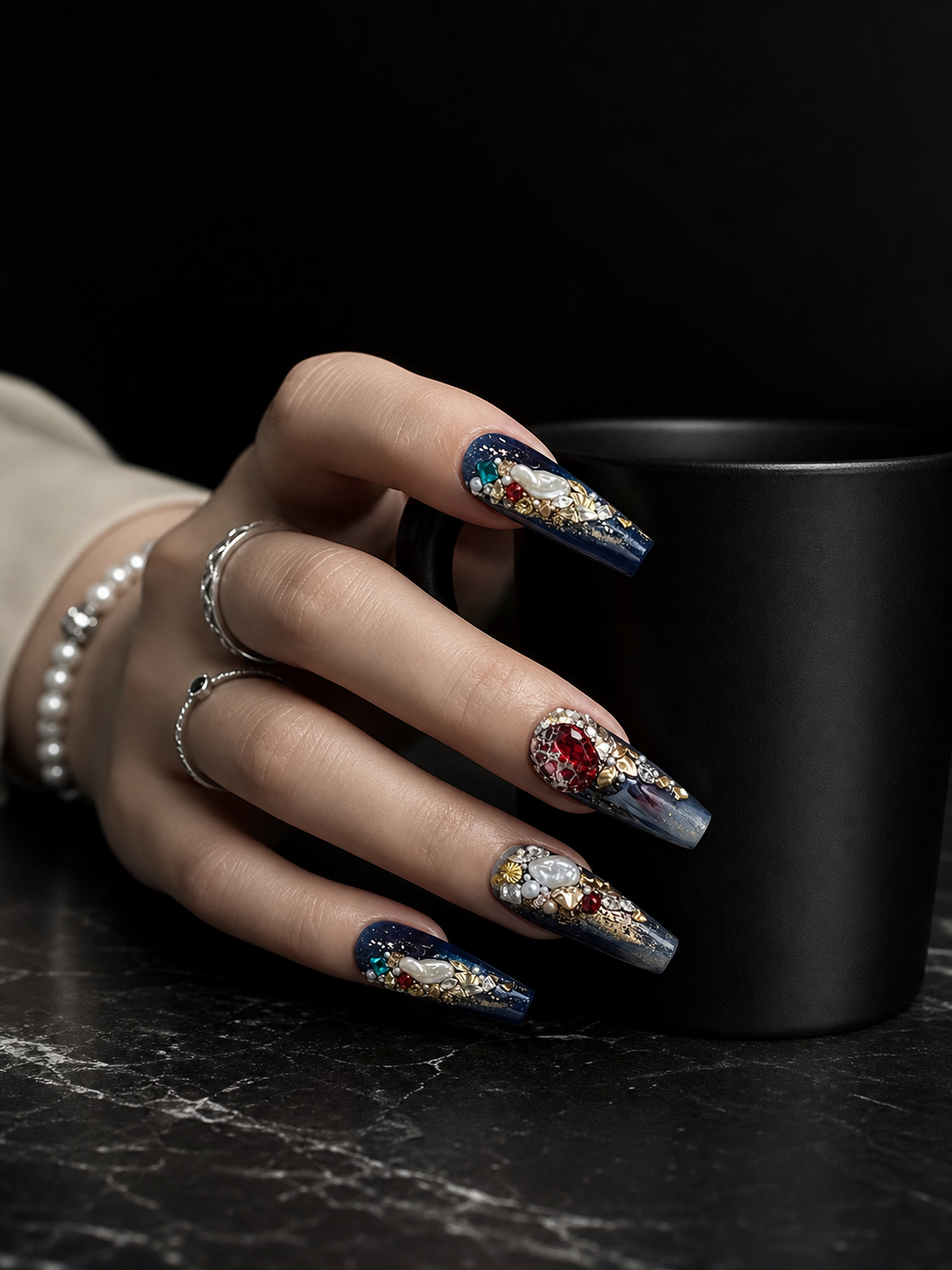 Royal Sapphire Legacy | LUMlix Haute Nail