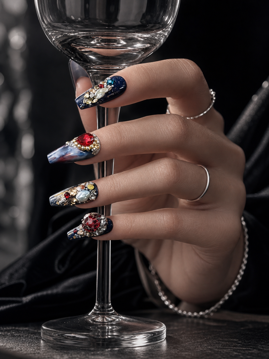 Royal Sapphire Legacy | LUMlix Haute Nail