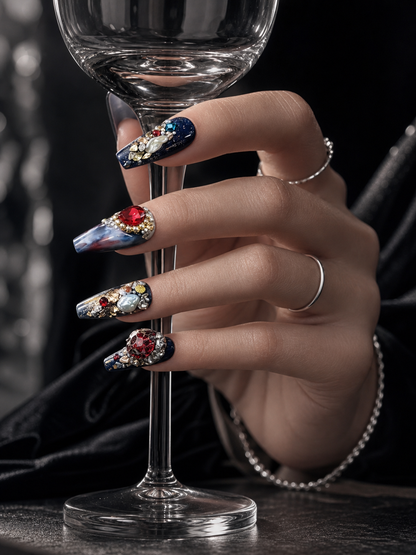 Royal Sapphire Legacy | LUMlix Haute Nail