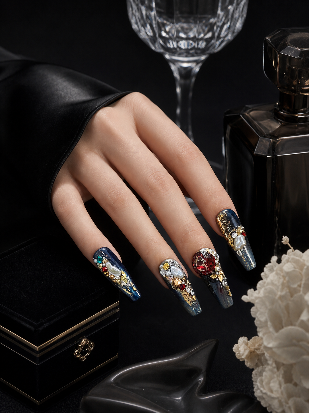 Royal Sapphire Legacy | LUMlix Haute Nail