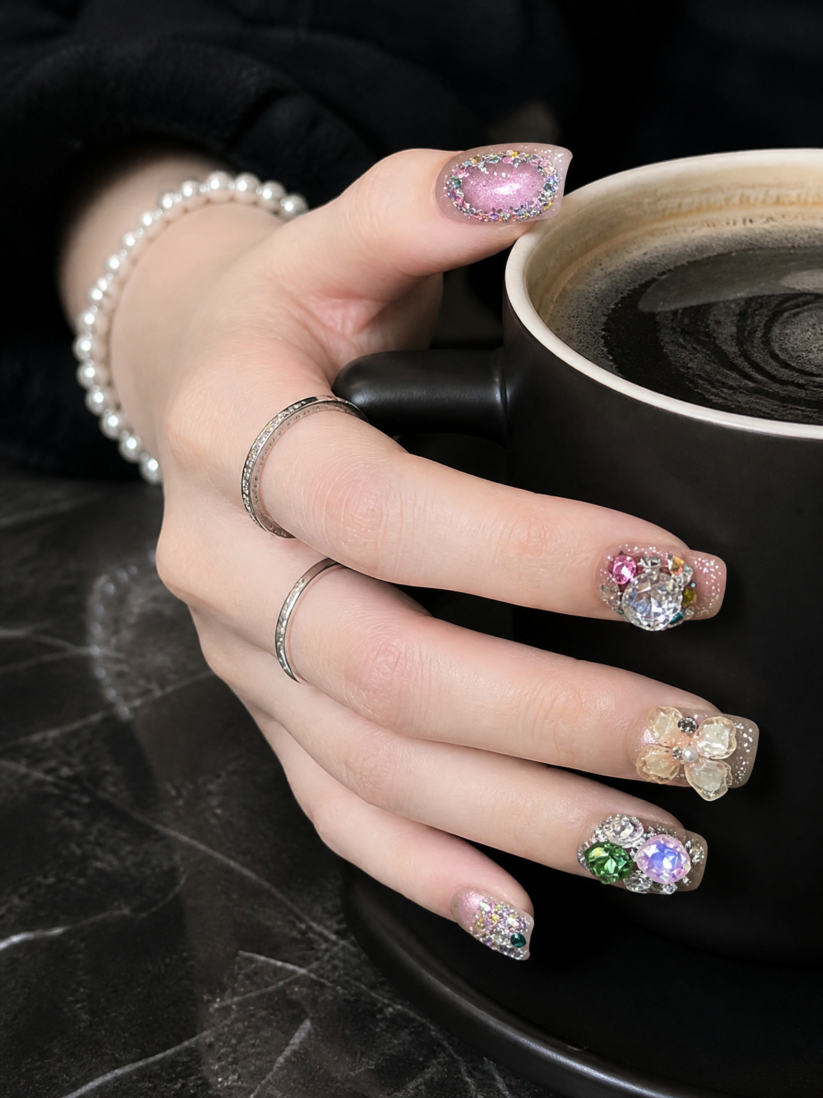 Gilded Prism Garden | LUMlix Haute Nail