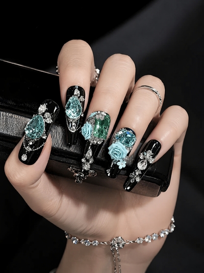 Midnight Azure Reverie | LUMlix Haute Nail