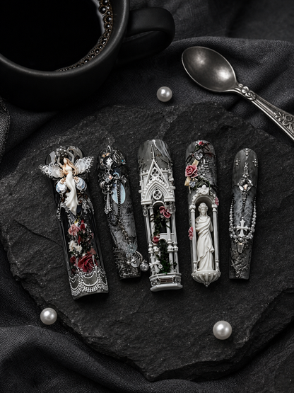 Celestial Gothic Sanctuary | LUMlix Haute Nail