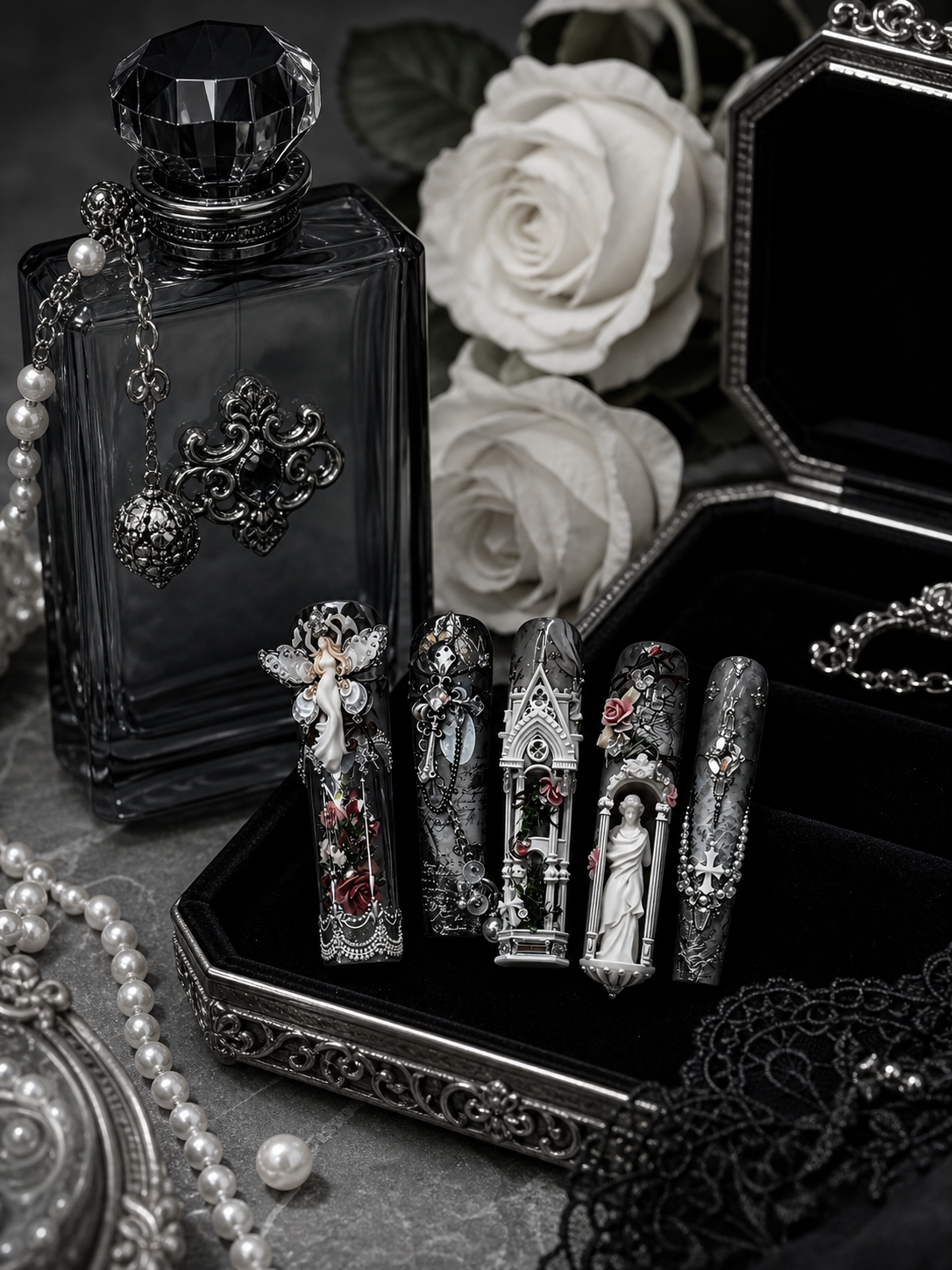 Celestial Gothic Sanctuary | LUMlix Haute Nail