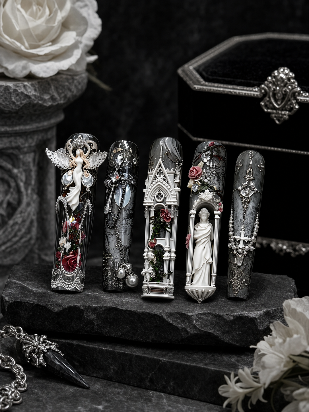 Celestial Gothic Sanctuary | LUMlix Haute Nail