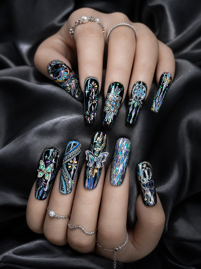 The Celestial Prism's Whisper | LUMlix Haute Nail