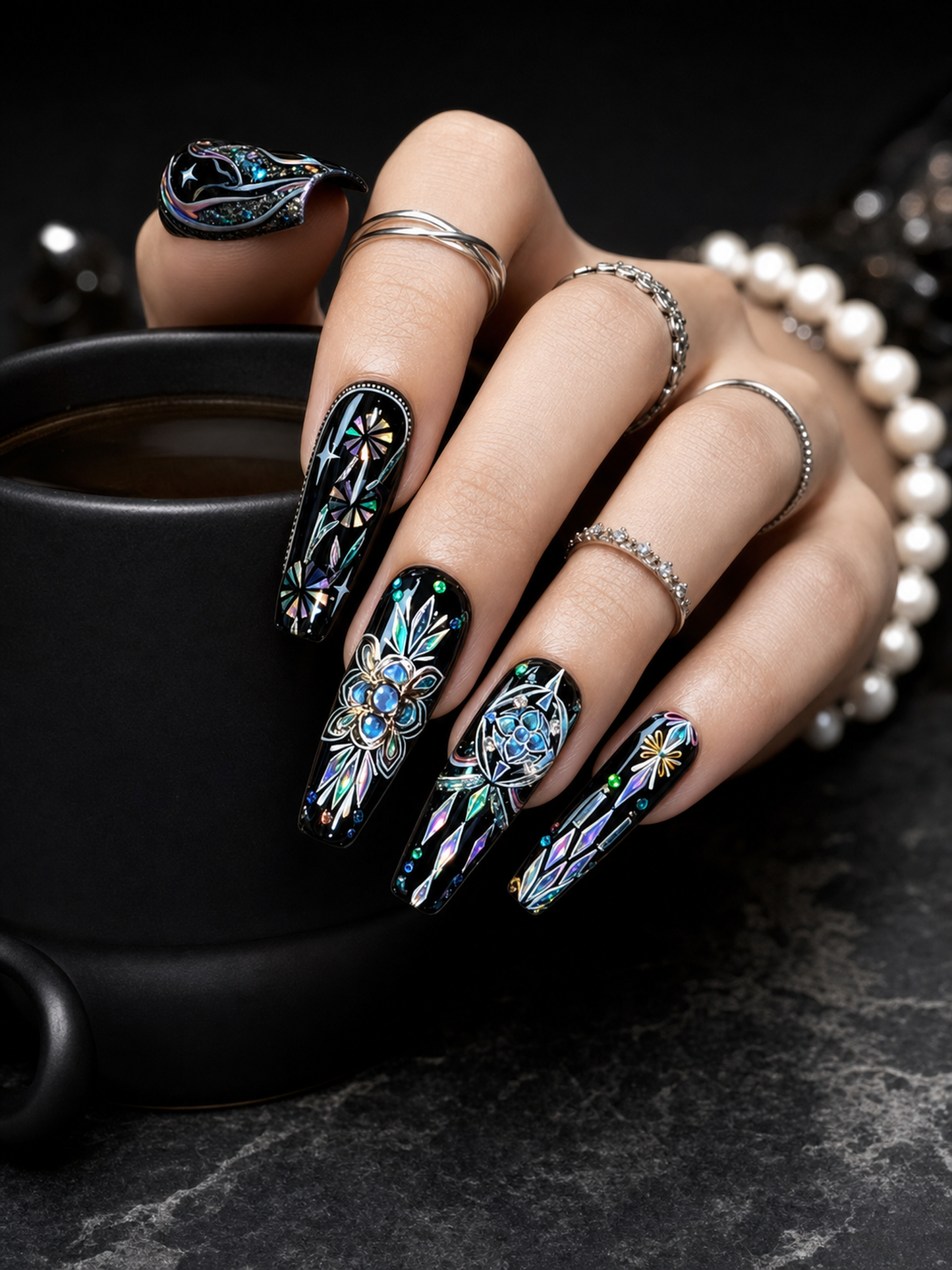 The Celestial Prism's Whisper | LUMlix Haute Nail