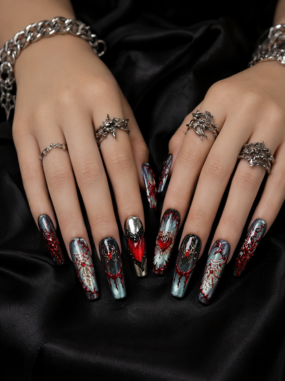 Crimson Venom | LUMlix Haute Nail