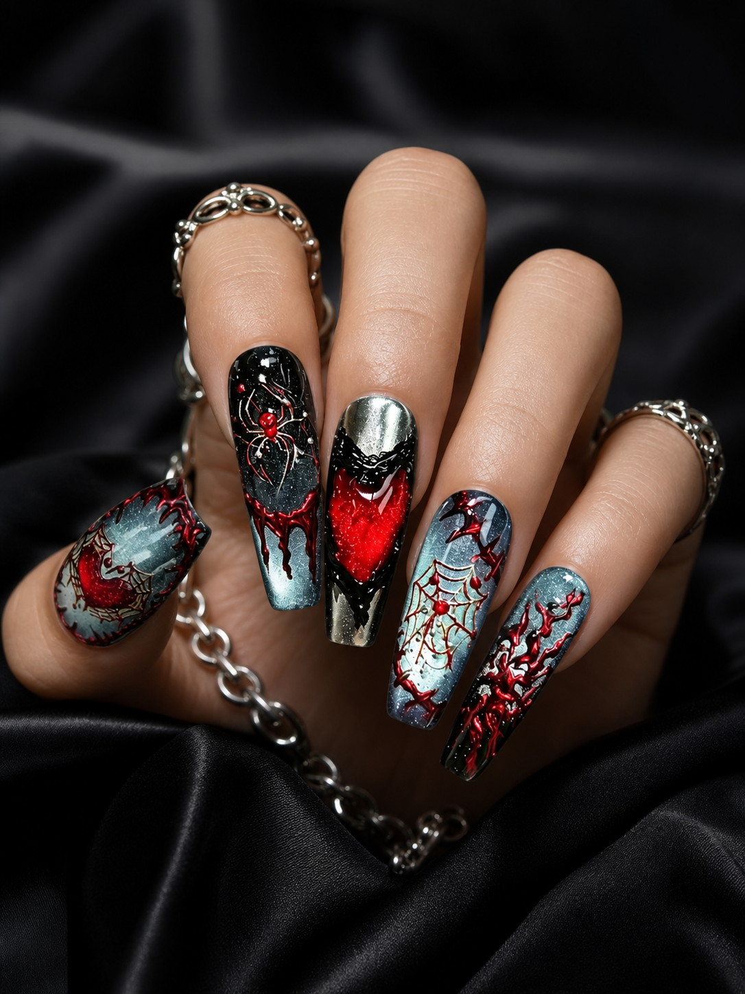Crimson Venom | LUMlix Haute Nail