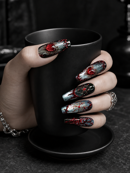 Crimson Venom | LUMlix Haute Nail