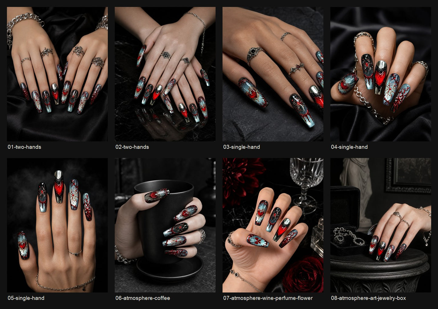 Crimson Venom | LUMlix Haute Nail