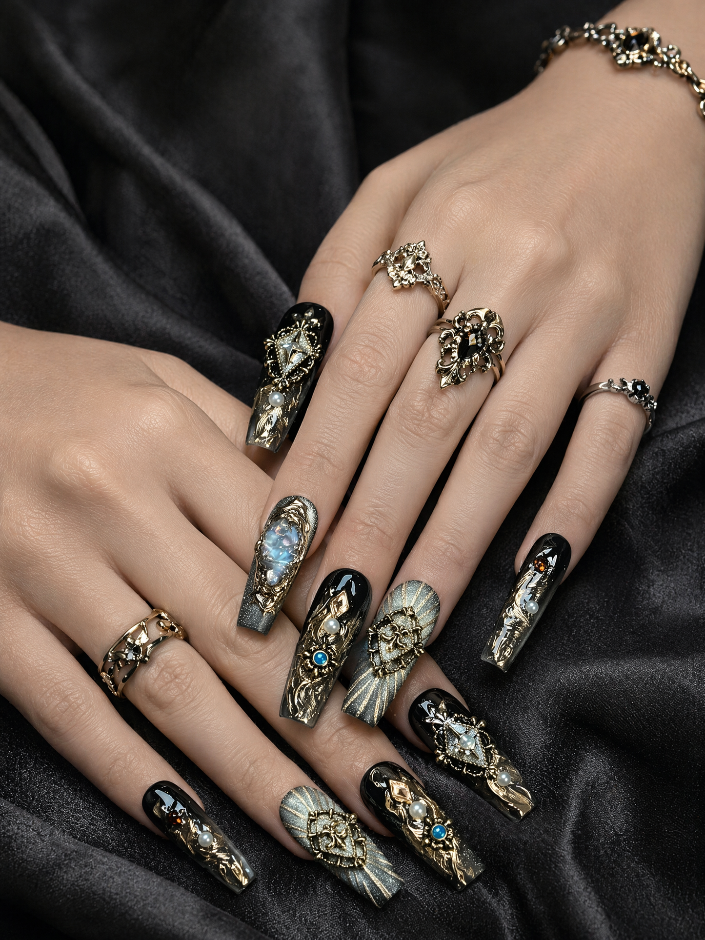 Moonstone Veil | LUMlix Haute Nail