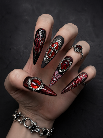 Crimson Abyss | LUMlix Haute Nail