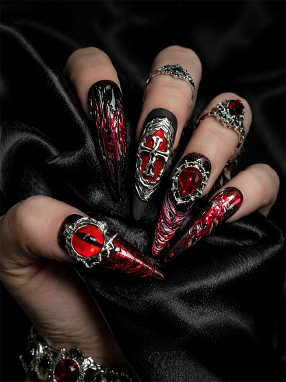 Crimson Abyss | LUMlix Haute Nail