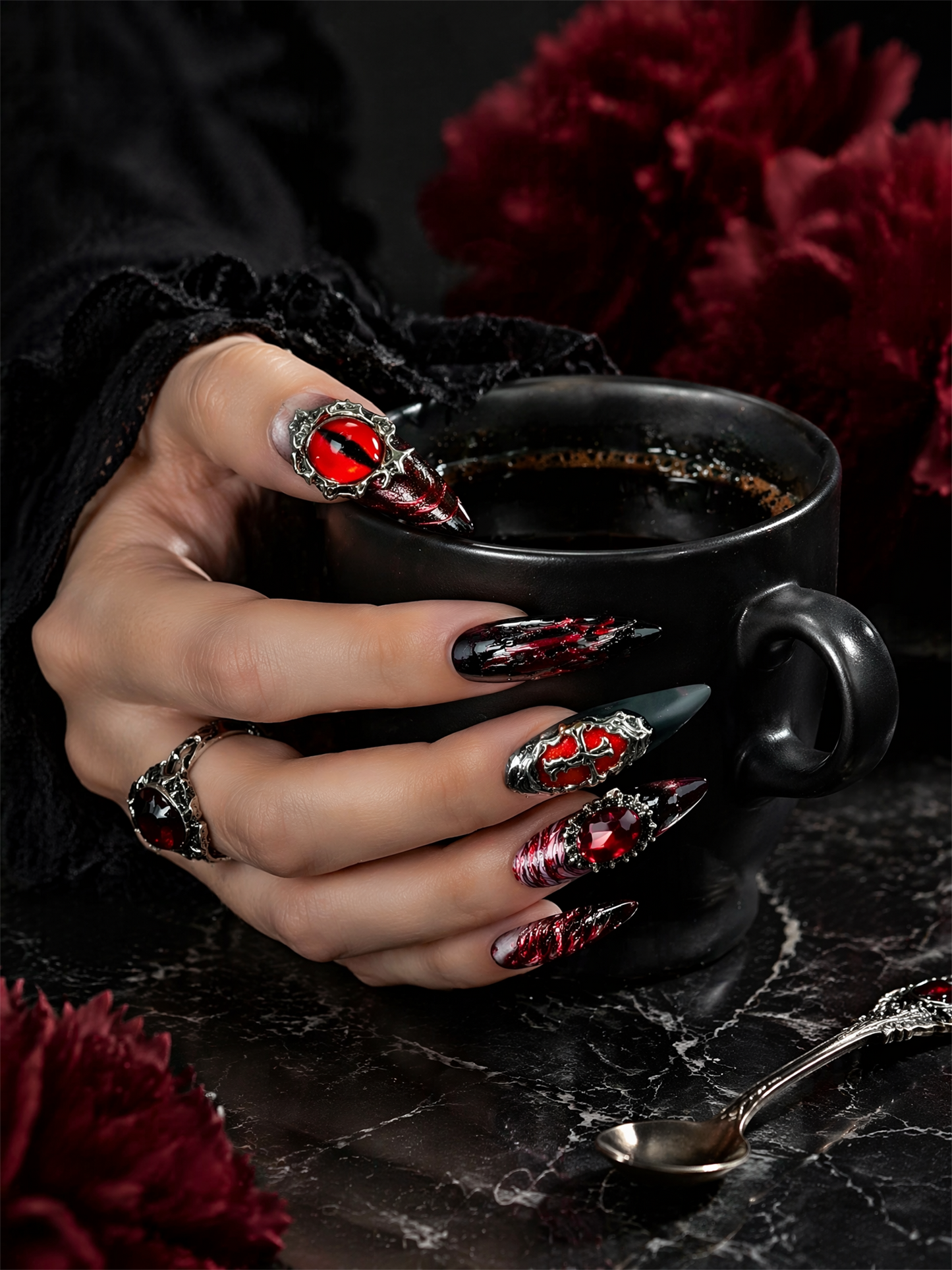 Crimson Abyss | LUMlix Haute Nail