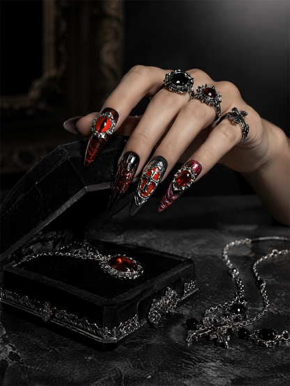 Crimson Abyss | LUMlix Haute Nail