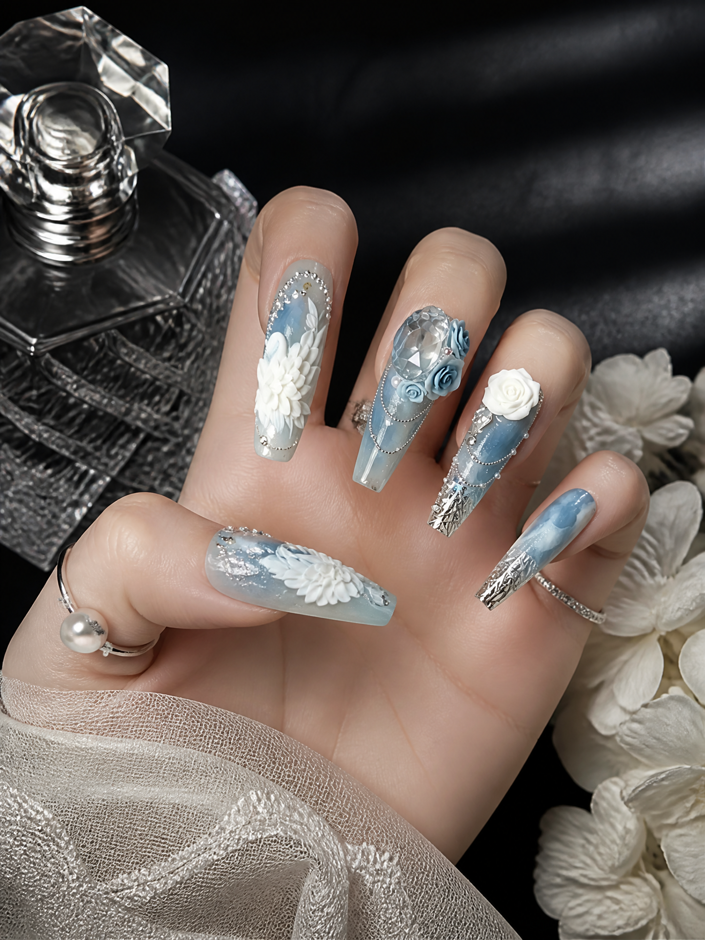 Frostbound Swan | LUMlix Haute Nail