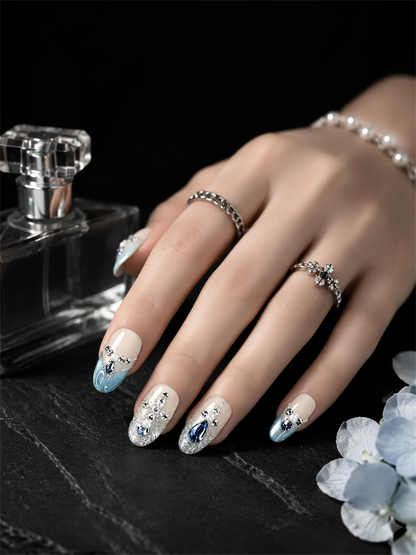 Azure Aristocrat's Tear | LUMlix Haute Nail