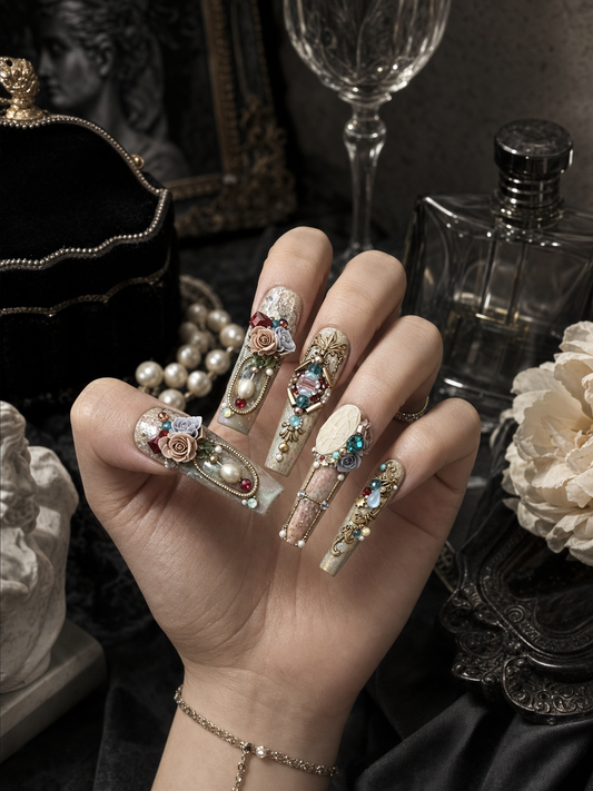 The Baroque Curator's Cabinet | LUMlix Haute Nail