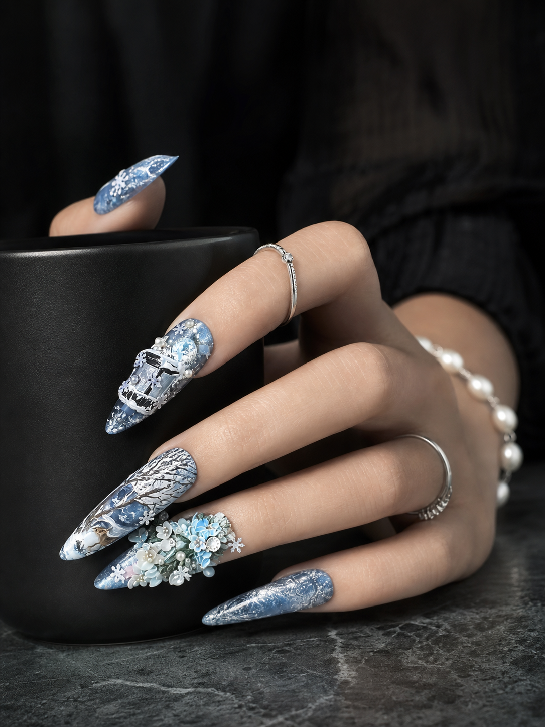 The Frozen Cathedral's Aria | LUMlix Haute Nail