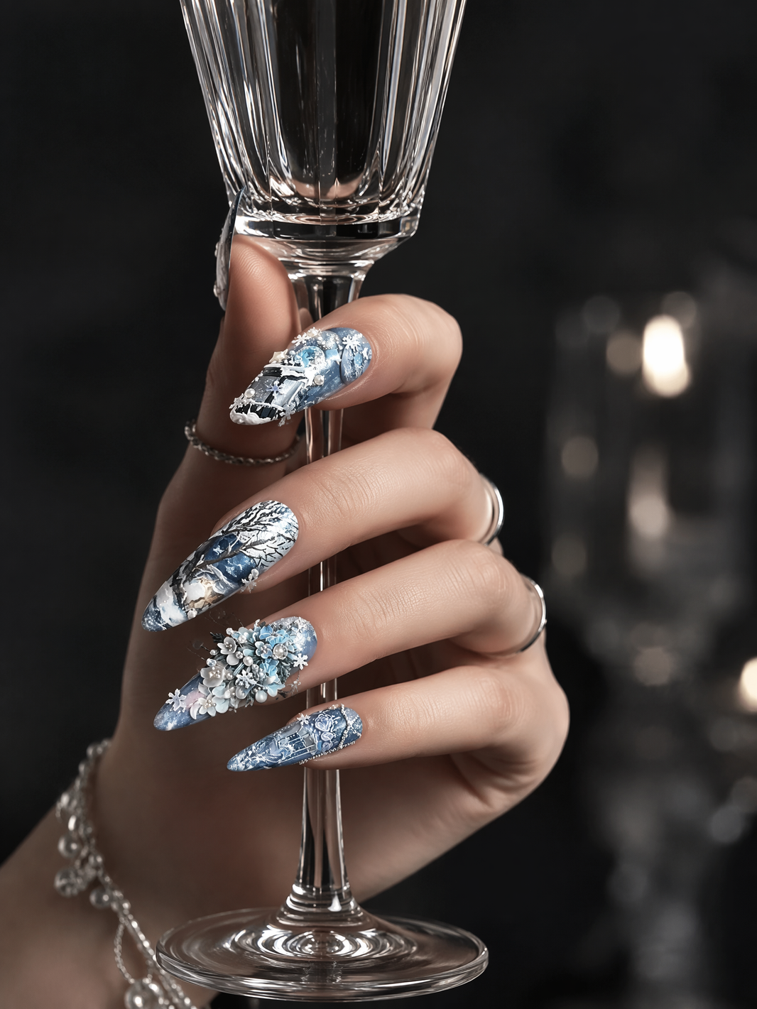 The Frozen Cathedral's Aria | LUMlix Haute Nail