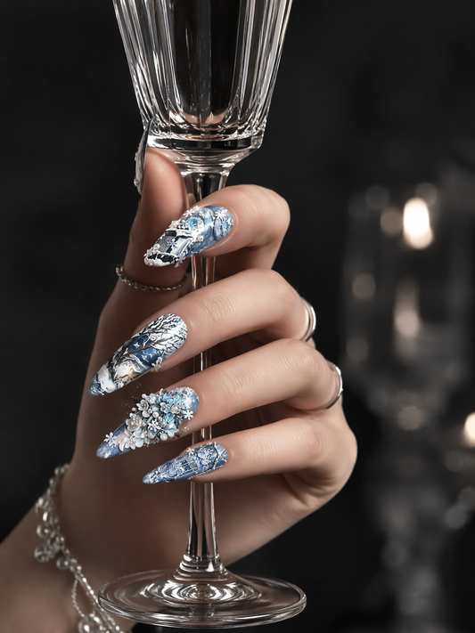 The Frozen Cathedral's Aria | LUMlix Haute Nail
