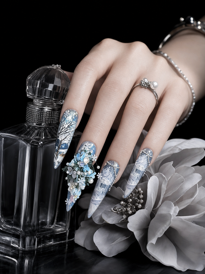 The Frozen Cathedral's Aria | LUMlix Haute Nail