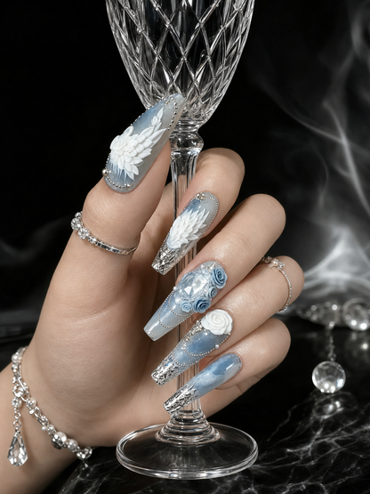 Frostbound Swan | LUMlix Haute Nail