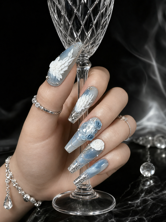 Frostbound Swan | LUMlix Haute Nail