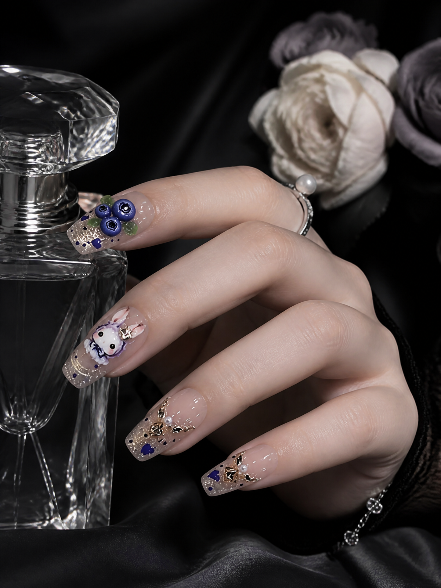 Blueberry Bunny Fable  | LUMlix Haute Nail