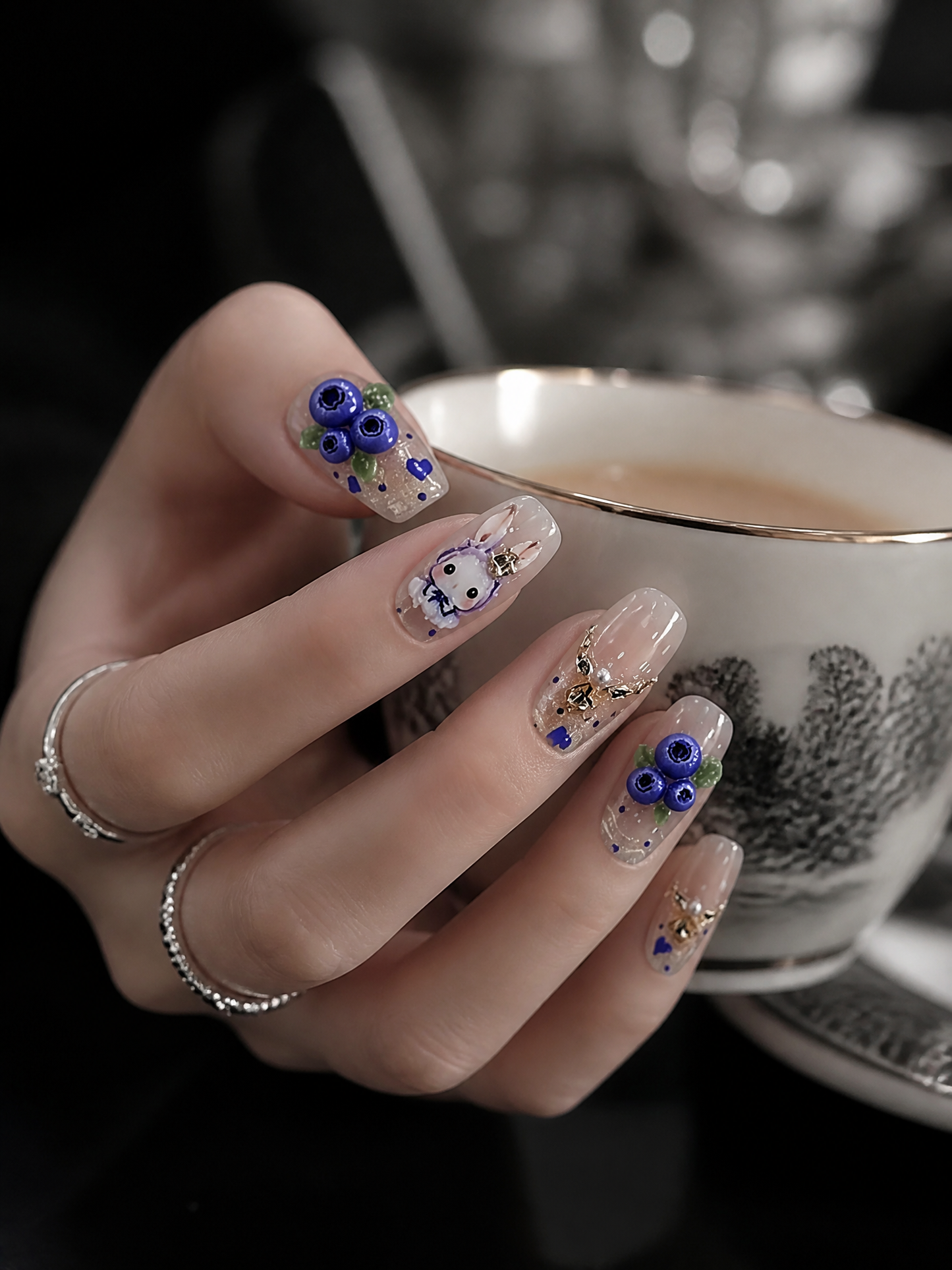 Blueberry Bunny Fable  | LUMlix Haute Nail