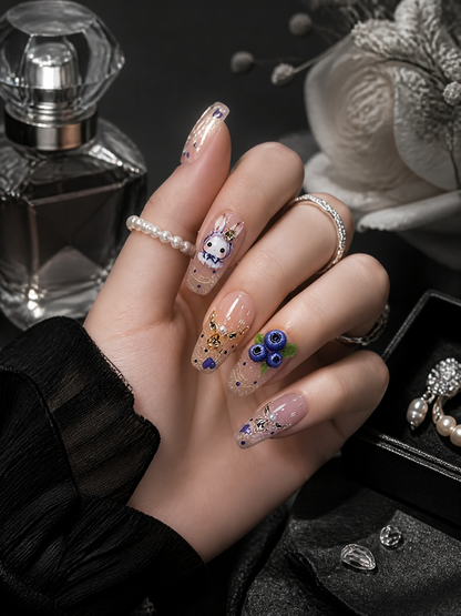 Blueberry Bunny Fable  | LUMlix Haute Nail