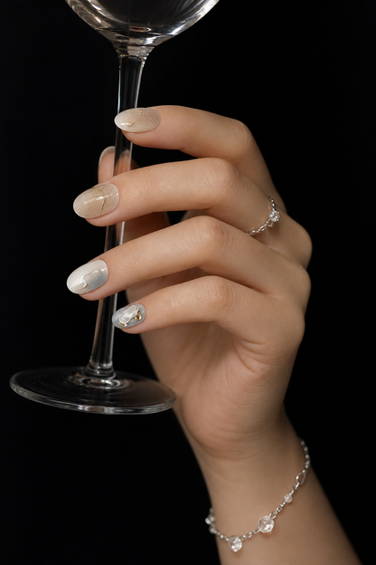 Mist & Molten Gold | LUMlix Haute Nail