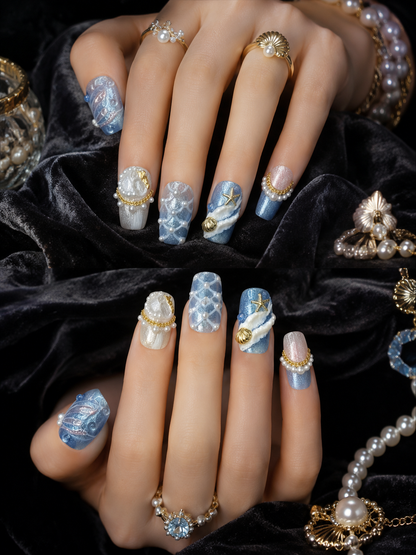Azure Tides | LUMlix Haute Nail