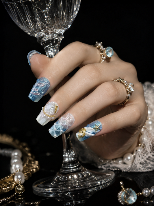 Azure Tides | LUMlix Haute Nail