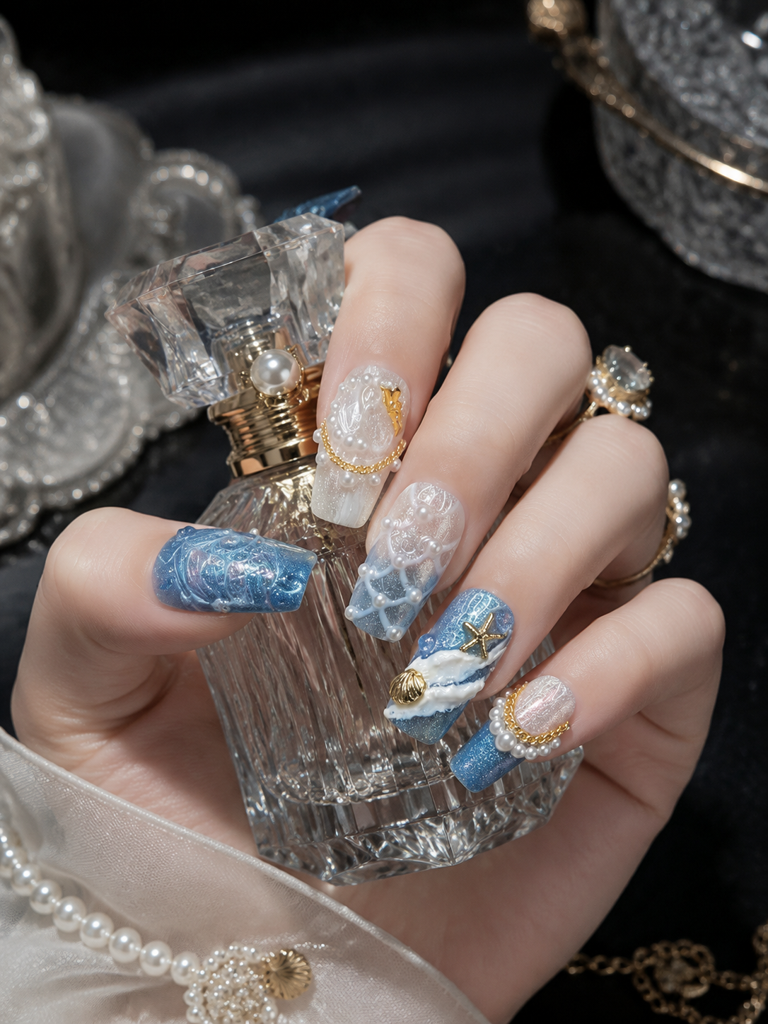 Azure Tides | LUMlix Haute Nail