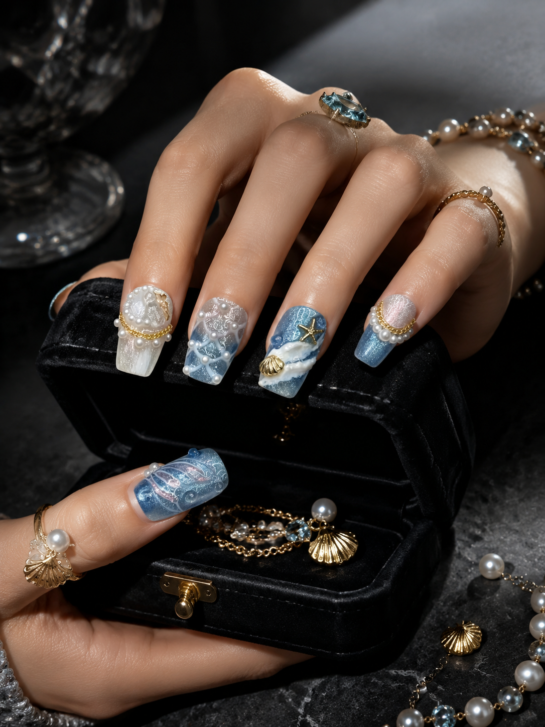 Azure Tides | LUMlix Haute Nail
